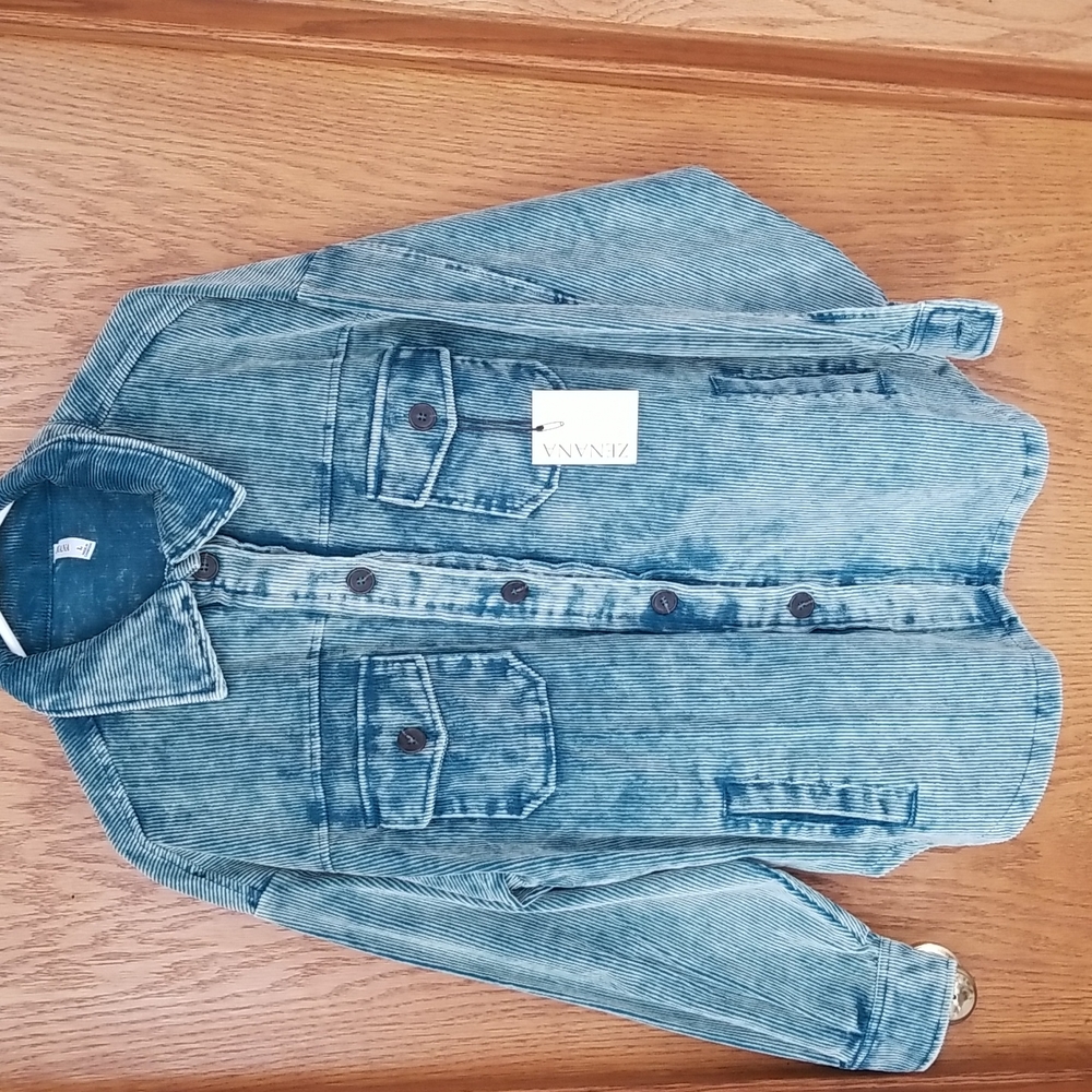 Zenana Corduroy Shacket.